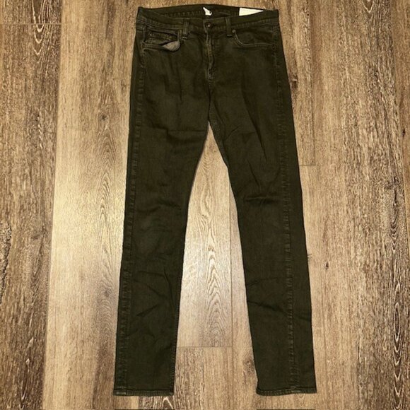 Rag & Bone Cate Mid Rise Ankle Skinny Women’s Jeans 28 Dark Forest Green Pockets - Picture 1 of 5